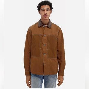 SCOTCH & SODA Men's Canvas Panelling Cotton Jacket